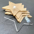 Заготовка акрилова у формі Зірки з оргскла