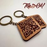 QR-брелок для меню, відгуків та Instagram кафе QR-брелок для меню, відгуків та Instagram кафе