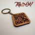 Брелок з QR-кодом