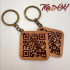 Брелок з QR-кодом