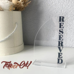 Табличка Reserved, Бронь Столика Табличка Reserved, Бронь Столика