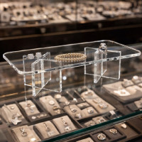 Підставка прозора висота 10 см, товщина 6 мм