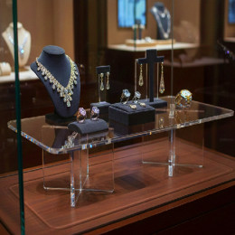 Підставка прозора висота 15 см, товщина 6 мм