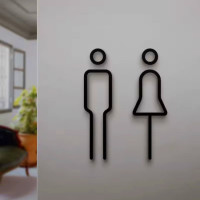 Табличка для туалету (комплект)