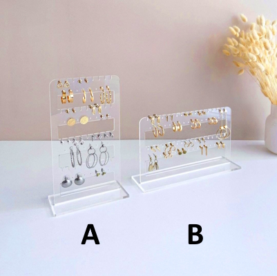 Прозорий тримач для сережок та органайзер з акрилу