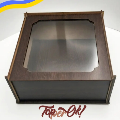 Коробка для подарунка з віконцем 10×10×15 див.
Топперок. Ваші подарункові коробки із вікном