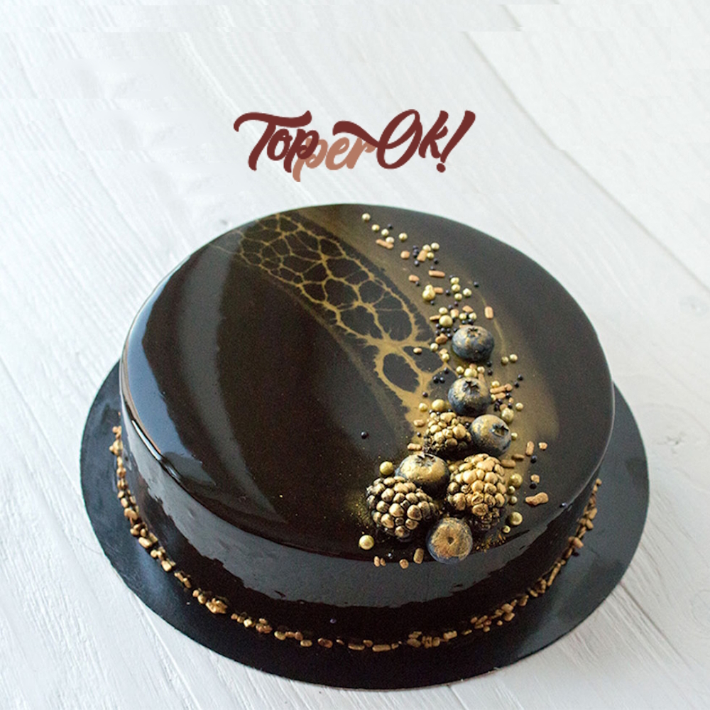 Підкладки під торт від Топперок Кругла підкладка для торта чорна: вибирайте розмір