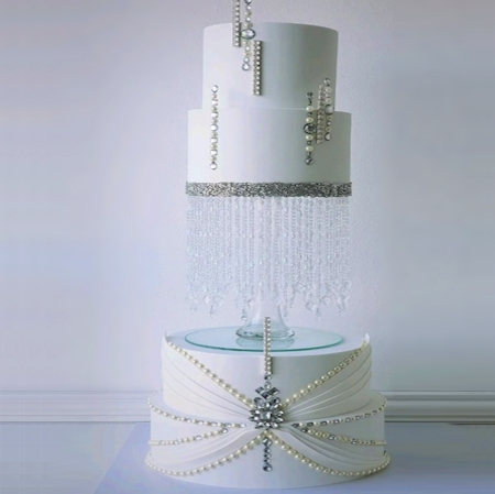 Кругла прозора підставка на стіл Ø18 см