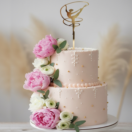 Топпер на торт Балерина. Украсить торт для девочки. Заказать на торт девочке топпер