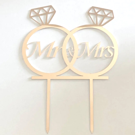 Топпер на торт для свадьбы