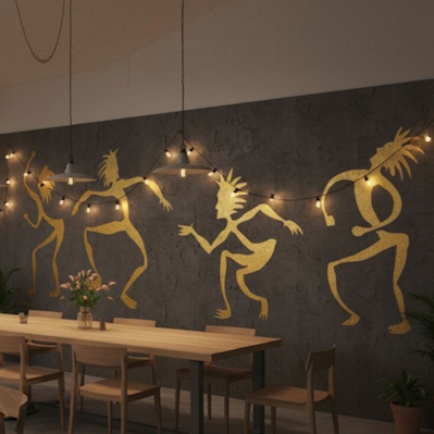 Трафарет на африканскую тематику. Купить трафарет Африка для декора