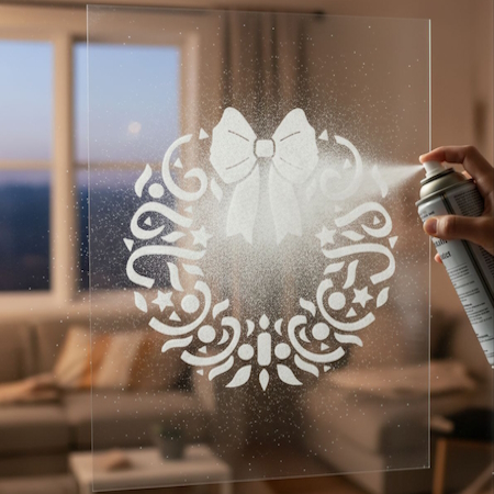 Різдвяні трафарети від Топперок Трафарет Різдво. Різдвяні трафарети Вінок. Трафарет Різдвяний вінок для фарбування та декору випічки