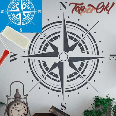 Ідеї трафаретів для стін від компанії Топперок