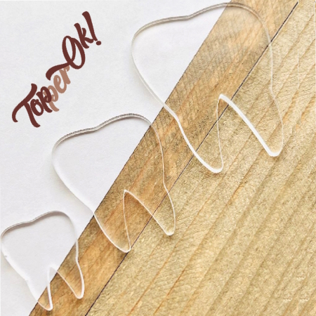 Акриловая заготовка Зуб коренной прозрачная Акриловая заготовка Зуб коренной прозрачная