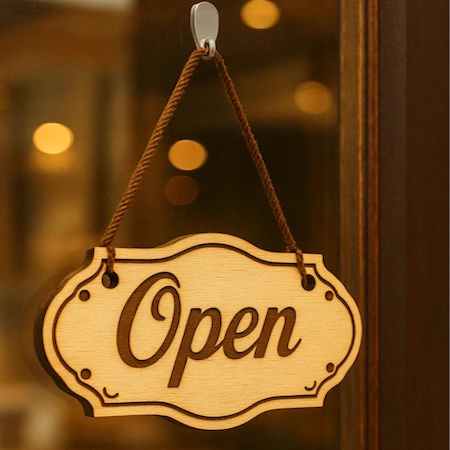 Деревянная табличка Open – Closed Деревянная табличка Открыто-Закрыто на двери. Где купить недорого табличку Open. Табличка Открыто Закрыто в Украине