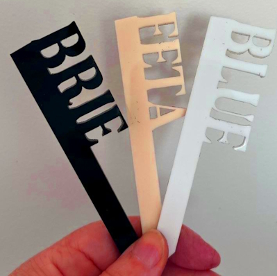 Акрилові маркери цінники на шпажці